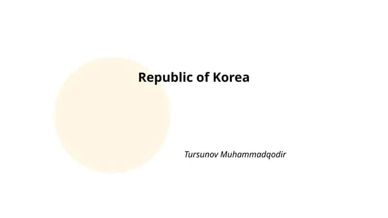 Koreya Respublikasining siyosiy tizimi