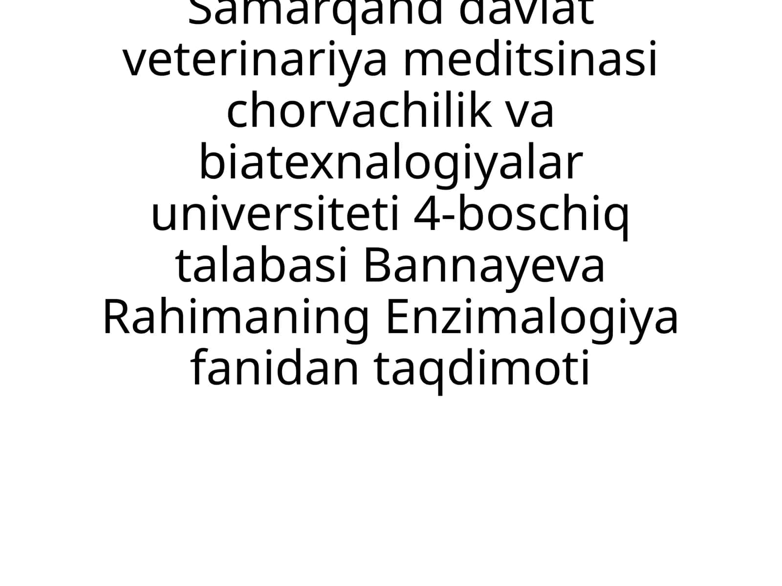 Fermentlar klassifikatsiyasi nomenklaturasi