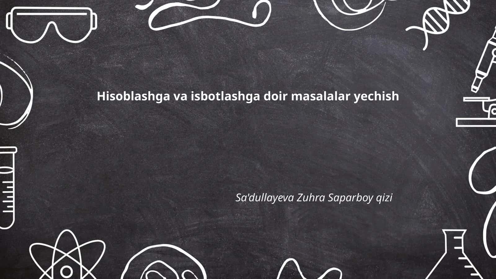 Hisoblashning asosiy qoidalari