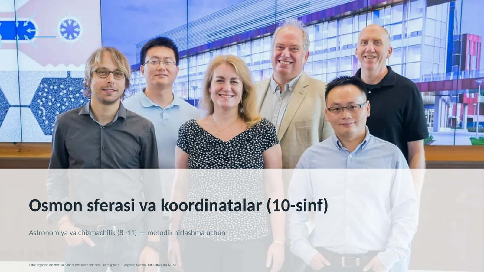 Osmon sferasi va koordinatalar (10-sinf)