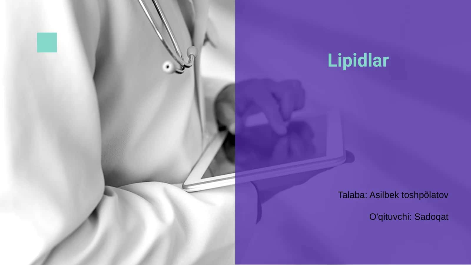 Lipidlar