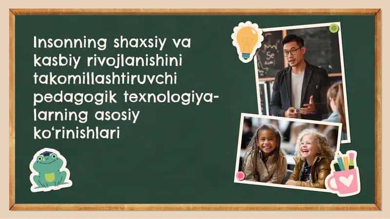 Ta’limda pedagogik texnologiyalar