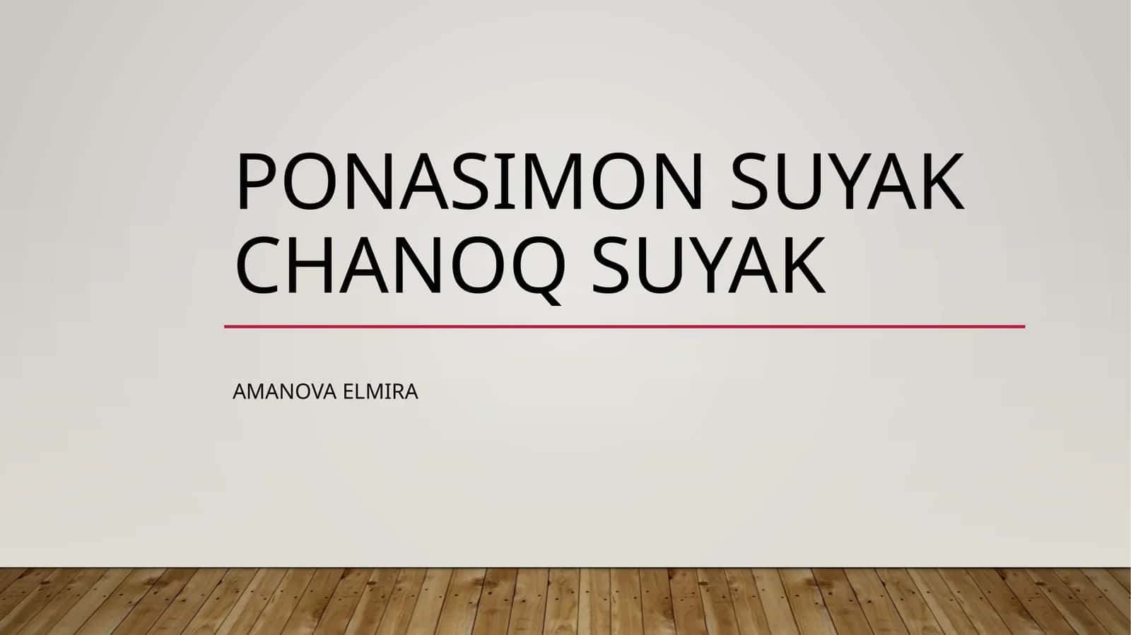 Ponasimon suyak