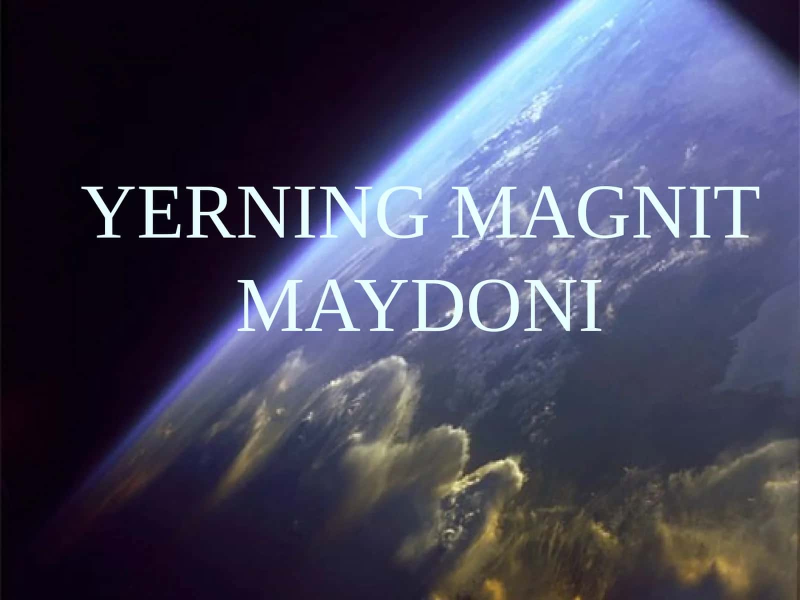 Yerning magnit maydoni