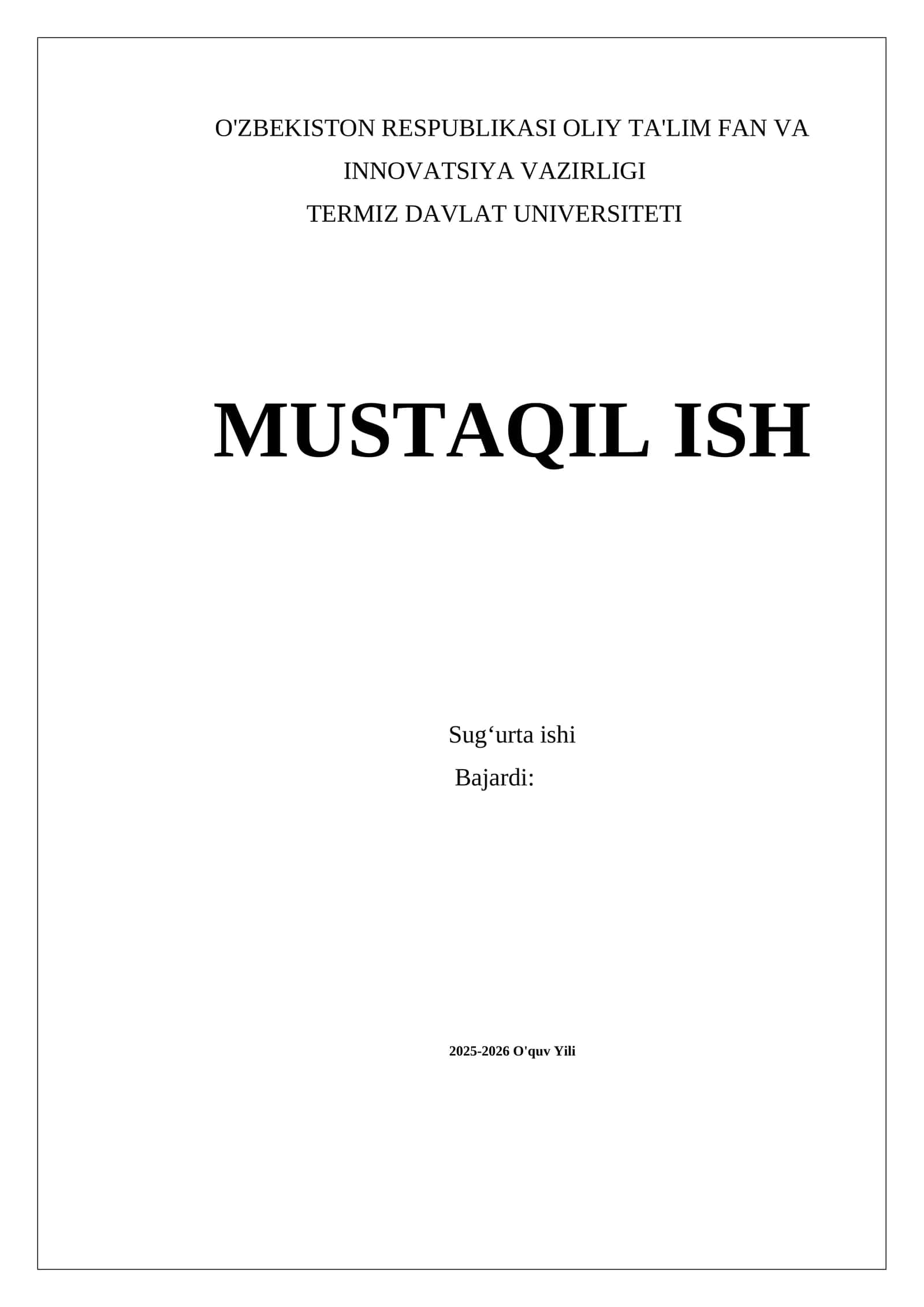 Sugʻurta ishi