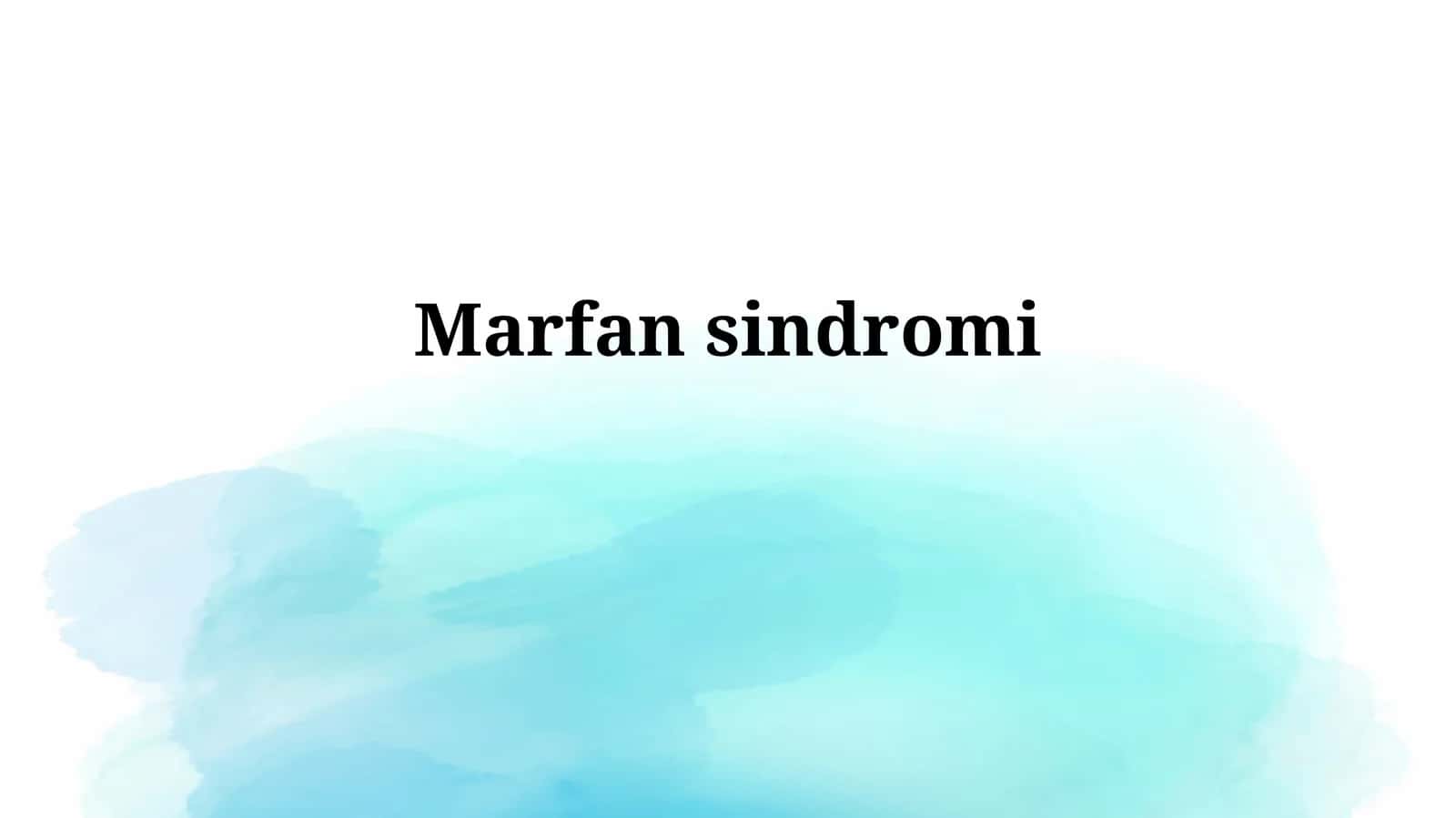 Marfansindromi