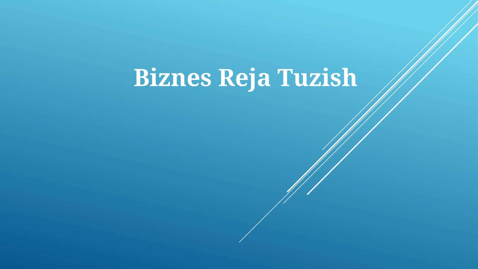 Biznes Reja Tuzish