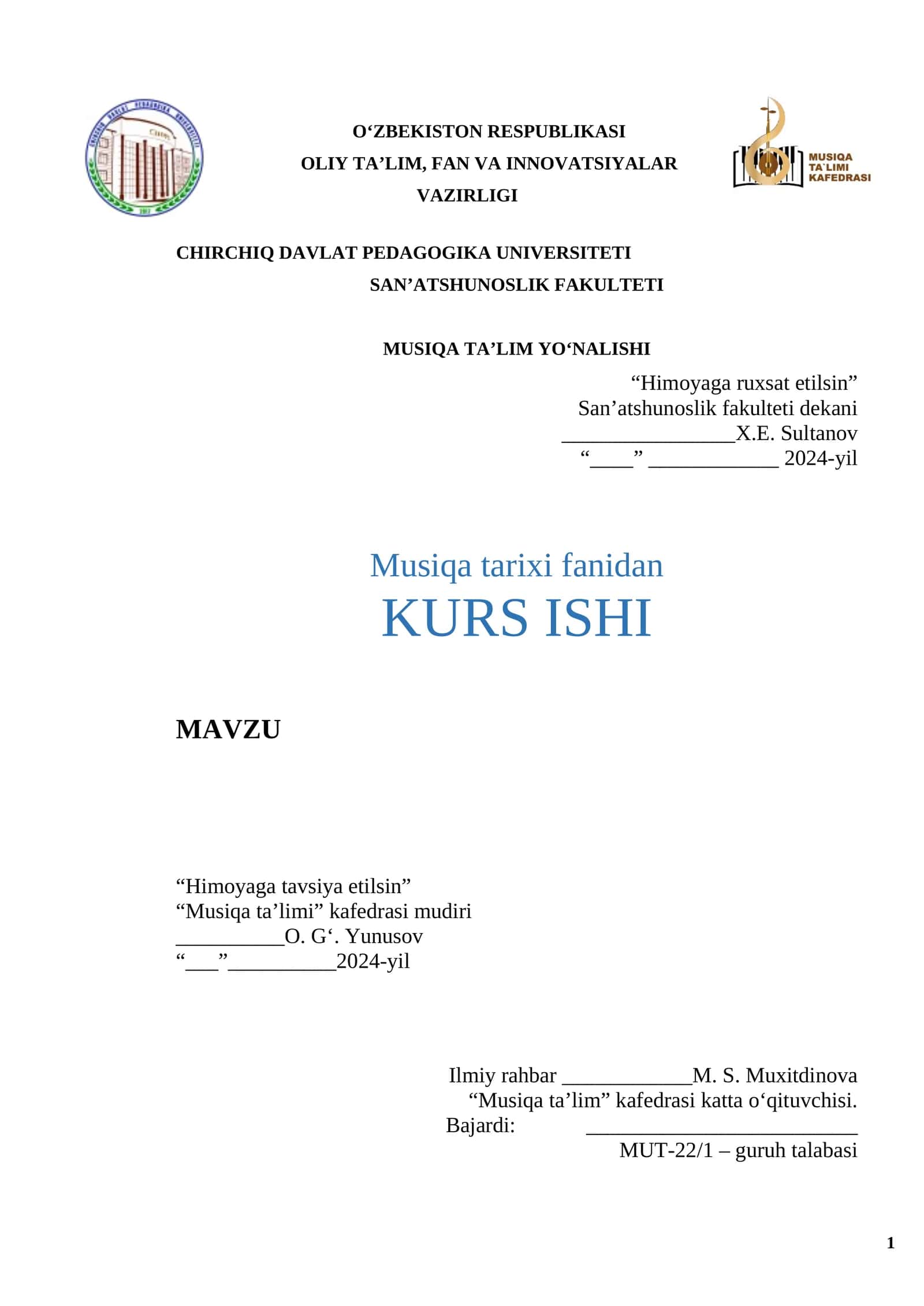 KOMPOZITORNING OPERA IJODI