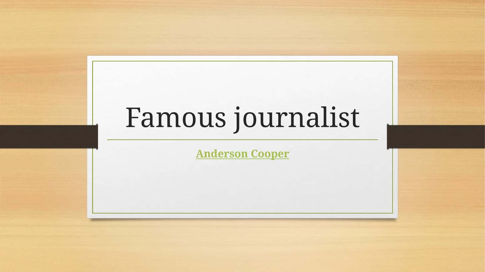 Introduction to Journalism