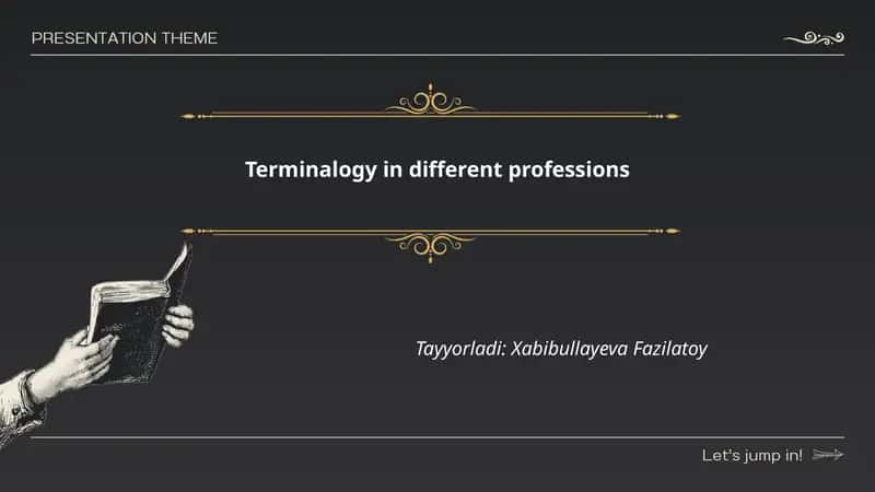 Terminalogiya turkumlari