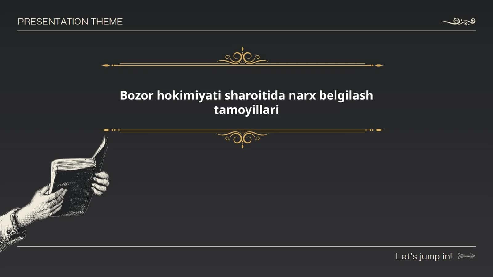Narx belgilash asoslari