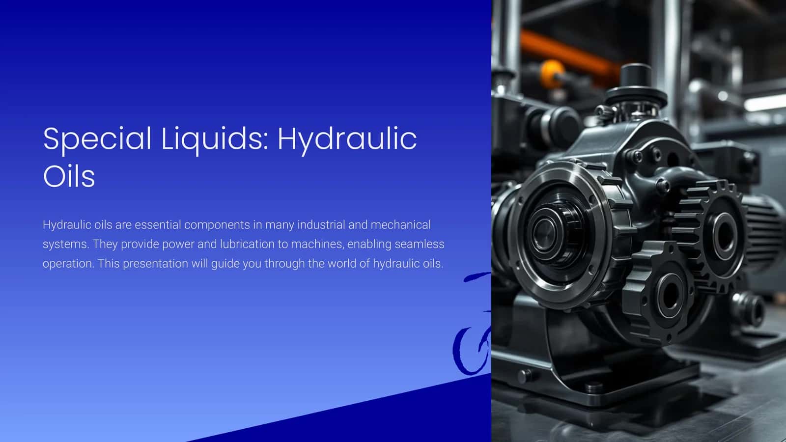 Special Liquids Hydraulic Oils