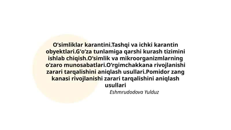Oʻsimliklar karantini