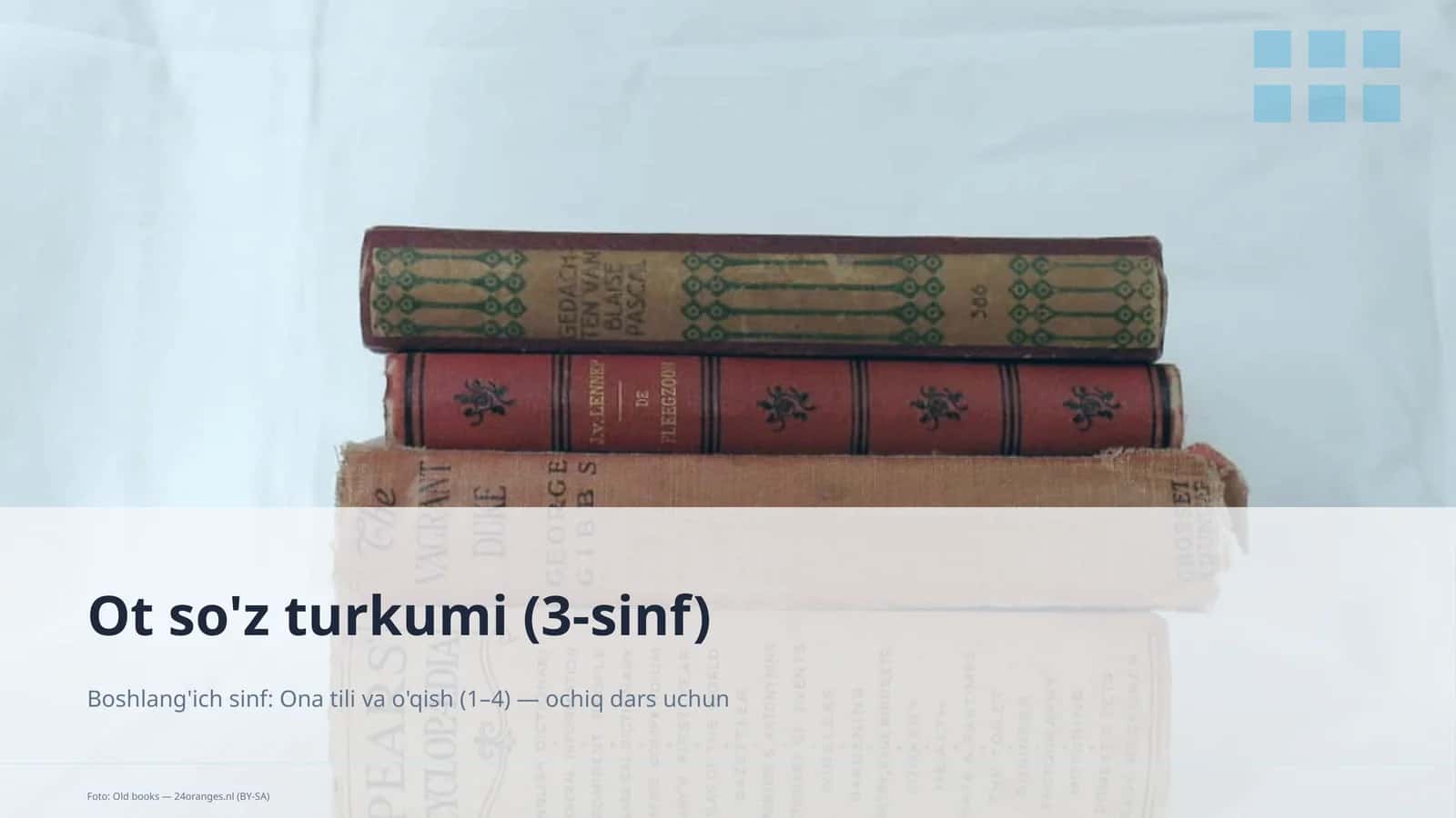 Ot so'z turkumi (3-sinf)