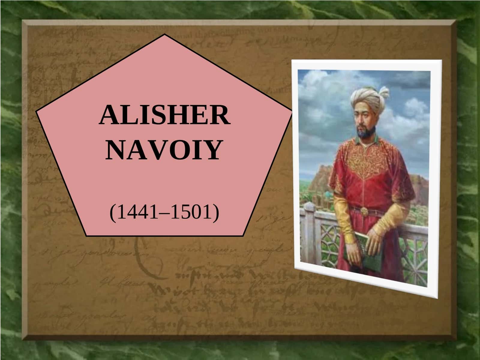 ALISHER NAVOIY «MAKORIM UL-AXLOQ»DAN PARCHALAR