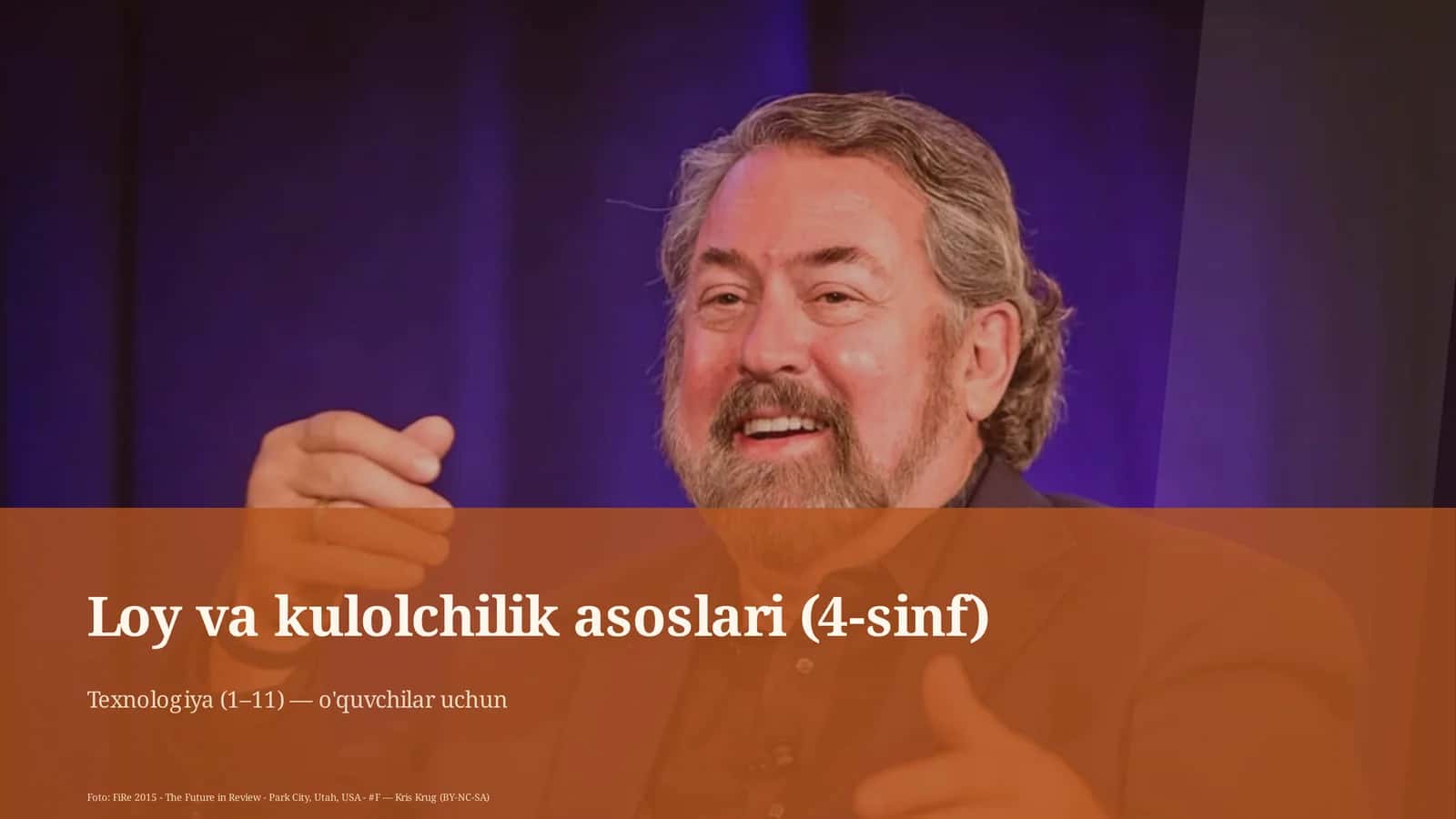 Loy va kulolchilik asoslari (4-sinf)