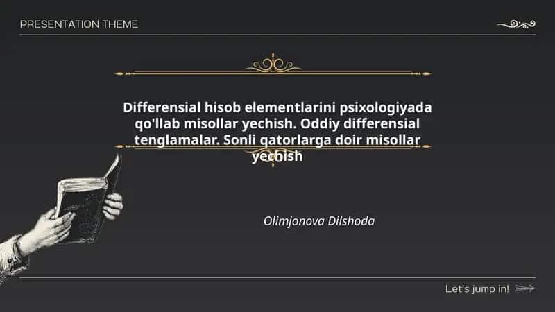 Psixologiyada differensial hisob