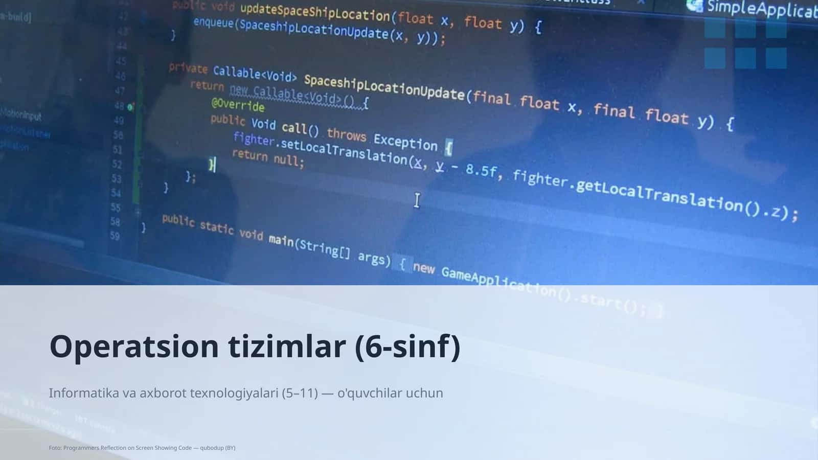 Operatsion tizimlar (6-sinf)
