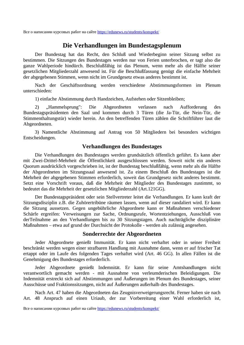 Die Verhandlungen im Bundestagsplenum