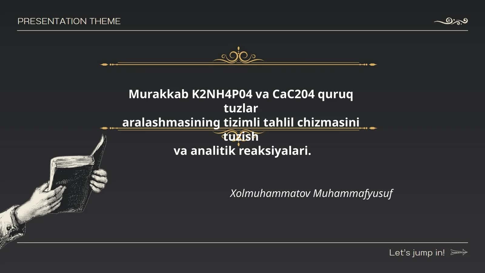 Murakkab K2NH4P04 va CaC204 quruqtuzlararalashmasi