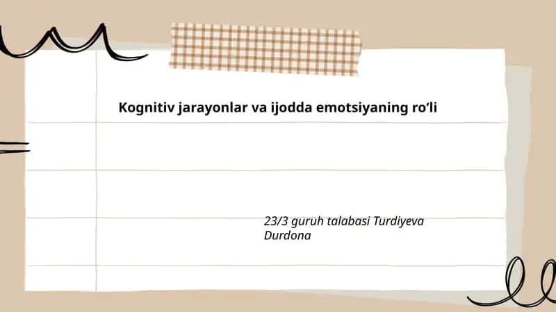 Emotsional intellekt va ijodkorlik