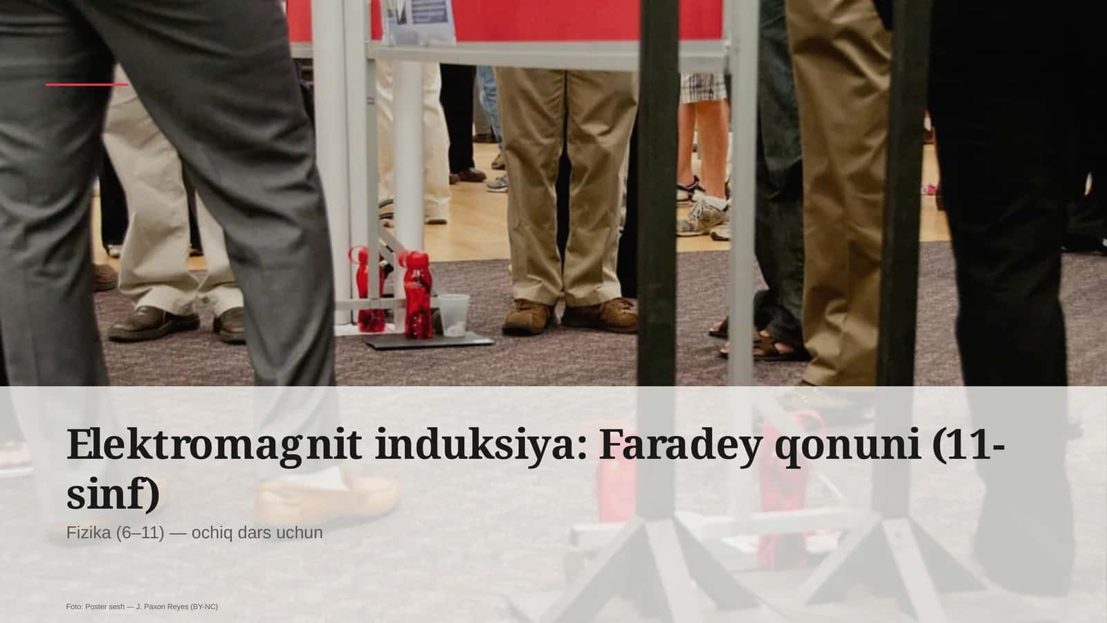 Elektromagnit induksiya: Faradey qonuni (11-sinf)