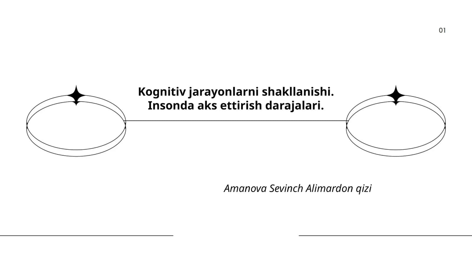Kognitiv jarayonlarni shakllanishi