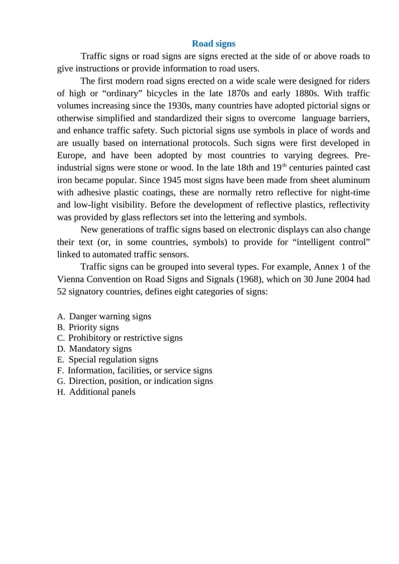 Yul belgilar