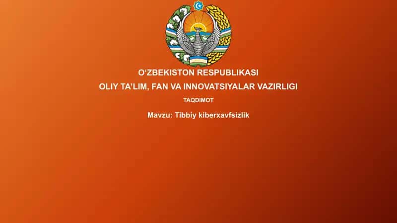 Tibbiykiberxavfsizlik