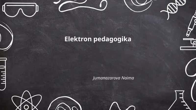 Elektron pedagogika