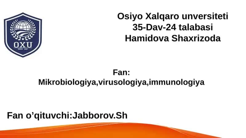 Disbakterioz va disbakteriozning zamonaviy