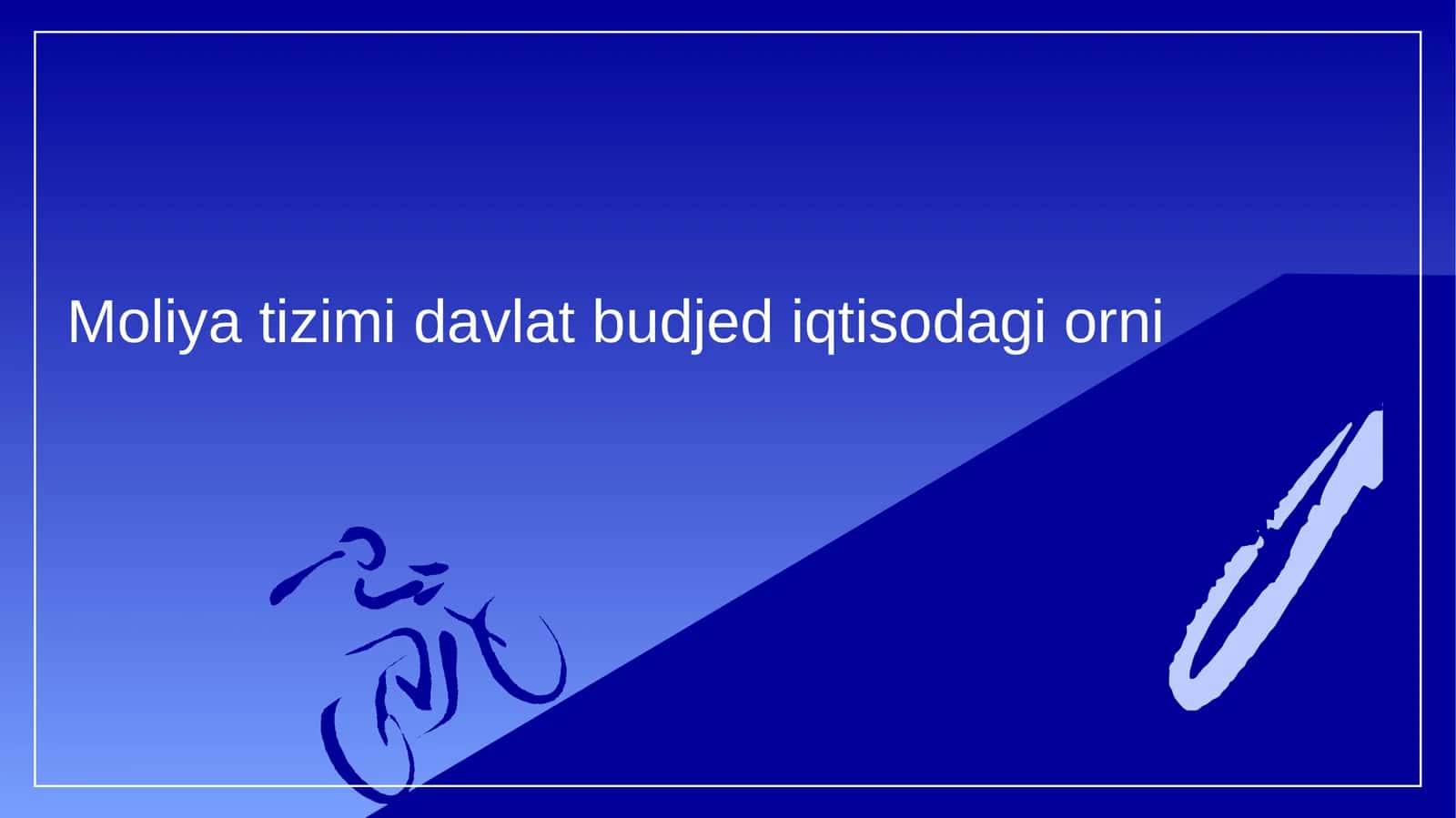 Moliya tizimi davlat budjed iqtisodagi orni