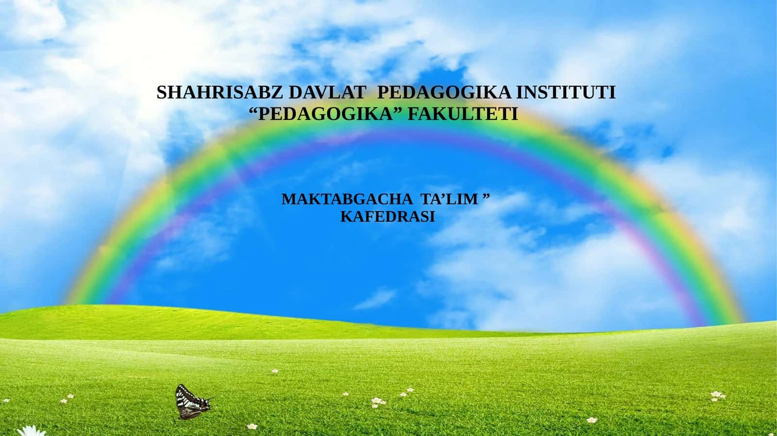Maktabgacha yoshdagi bolalarning mehnat tarbiyasi