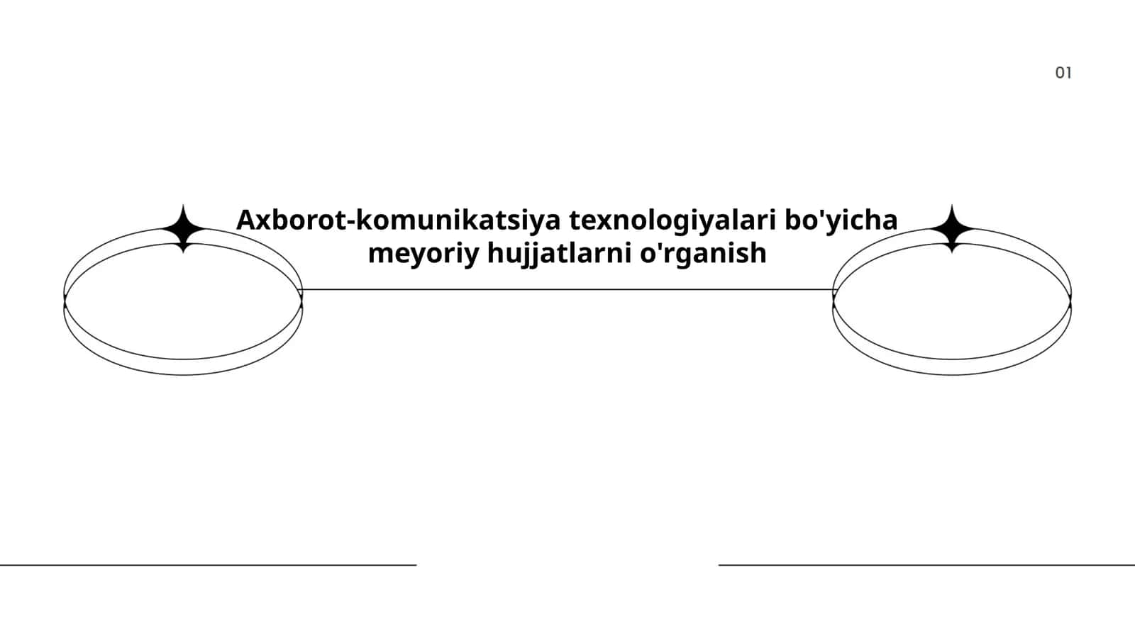 Axborot-komunikatsiya texnologiyalari bo'yicha meyoriy hujjatlarni o'rganish