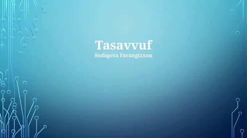Tasavvuf