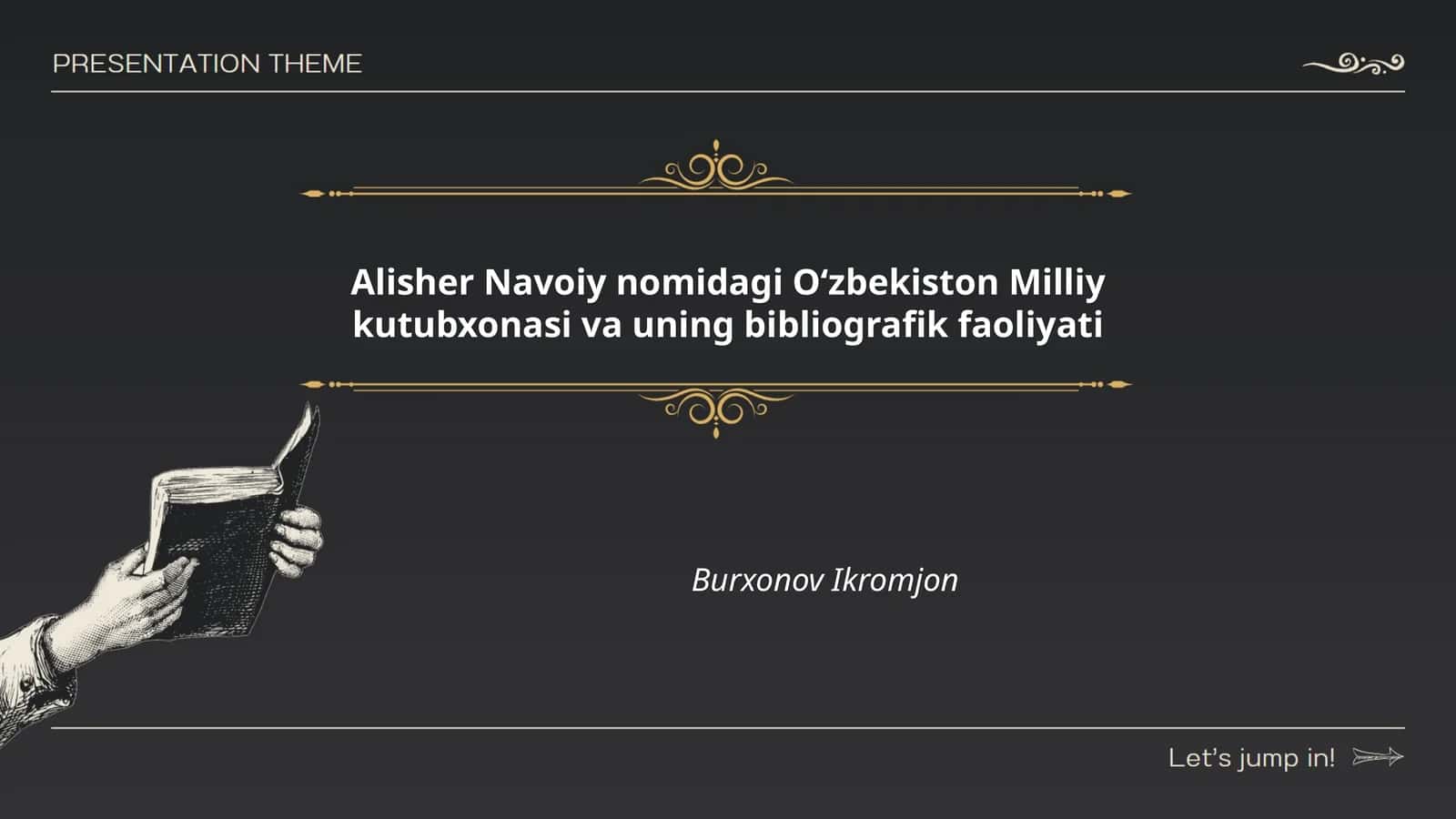 Alisher Navoiy nomidagi O‘zbekiston Milliy kutubxonasi va uning bibliografik faoliyati
