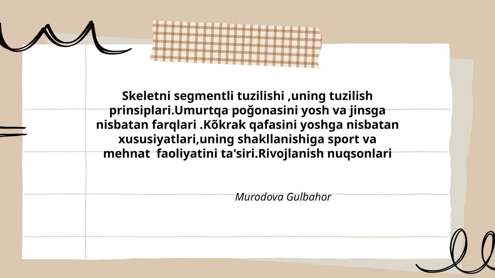 Skeletni segmentli tuzilishi