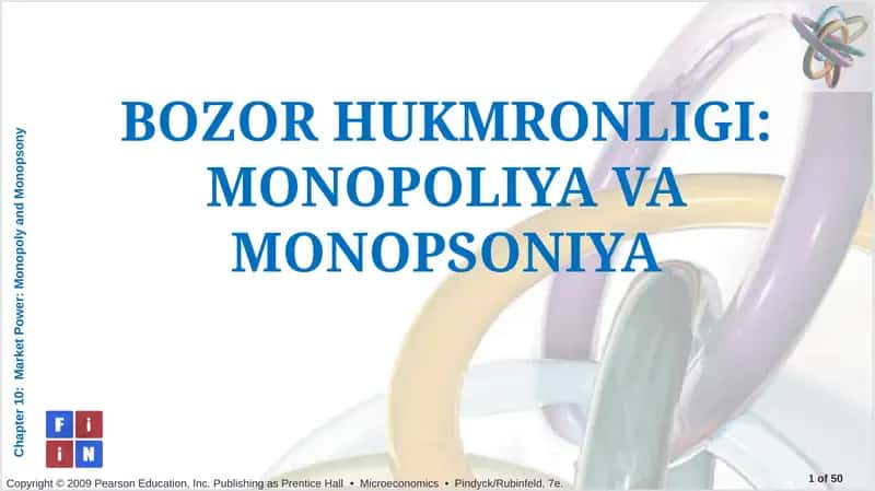 Monopoliya va Monopsoniya