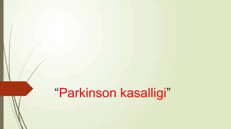 Parkinson kasalligi
