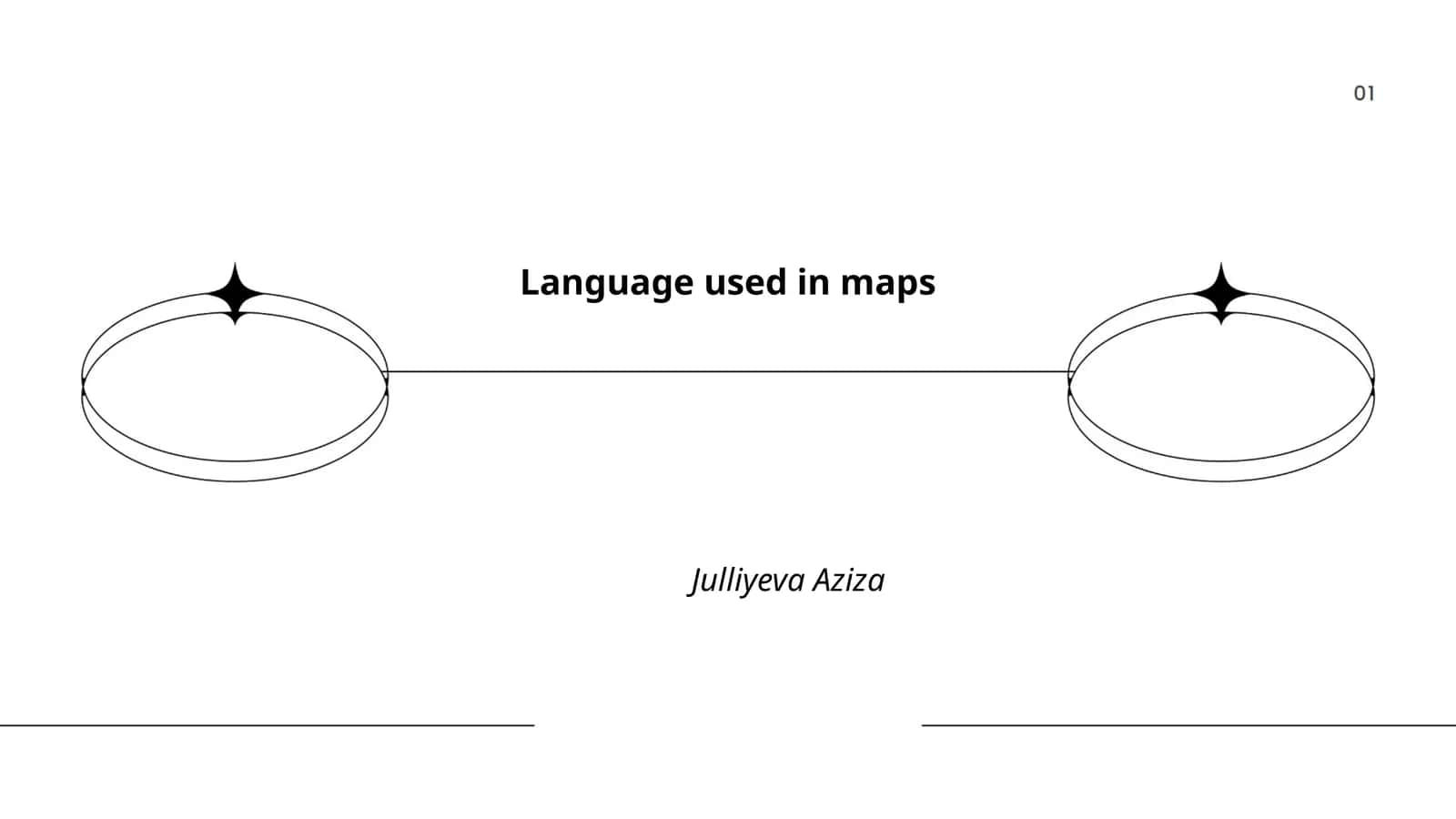 Language used in maps