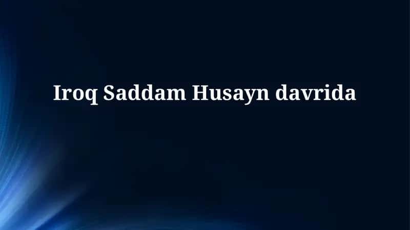 Saddam Husayn hokimiyatga kelishi va mustahkamlanishi