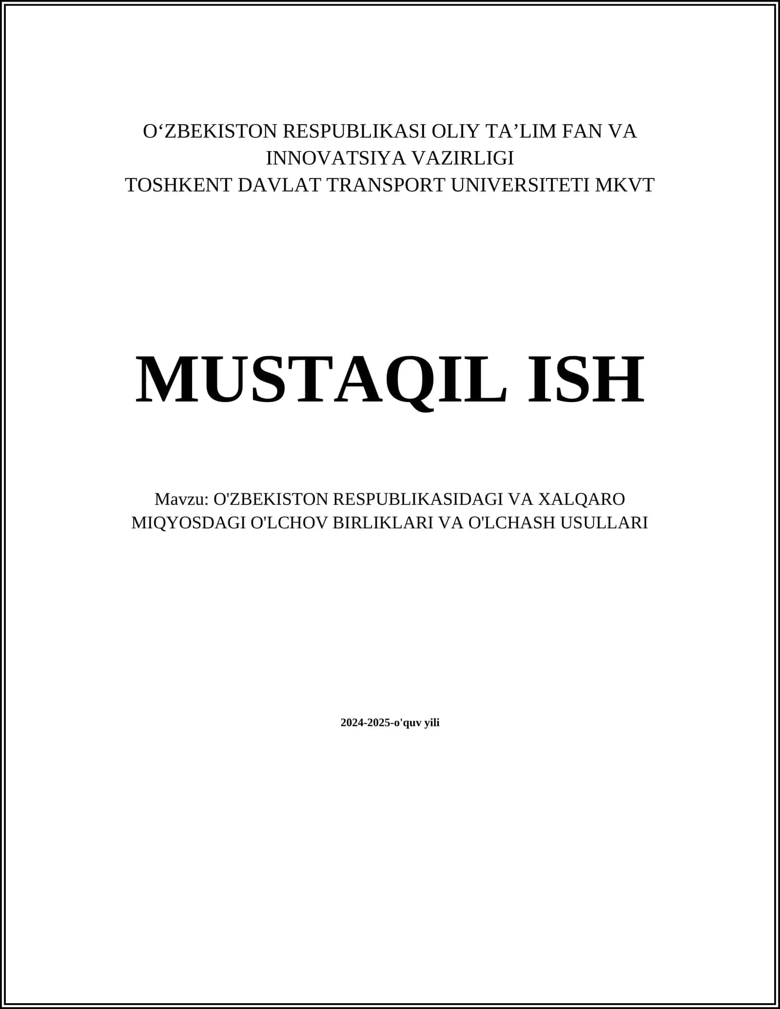 O'lchov birliklari