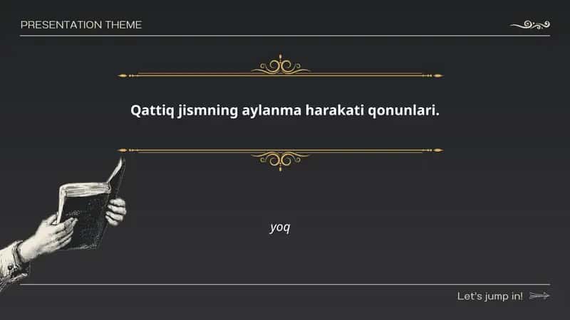 Aylanma harakatning asosiy tushunchalari