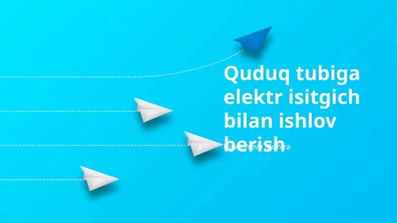 Quduq tubiga elektr isitgich bilan ishlov berish