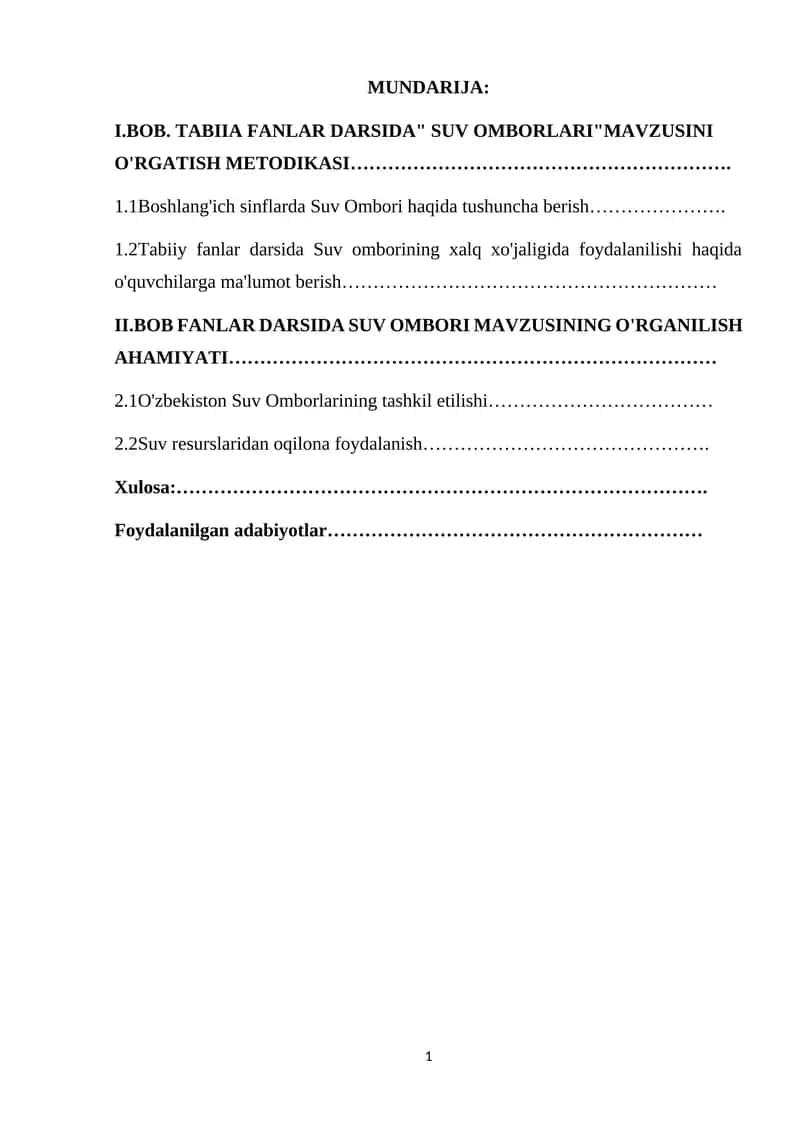 Suv Omborlari