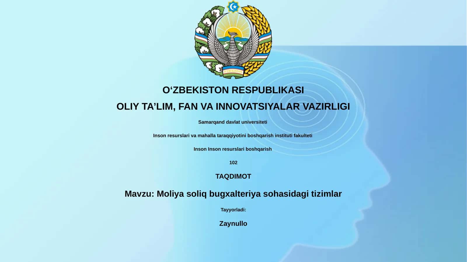 Moliya, Soliq va Buxgalteriya Tizimlariga Kirish