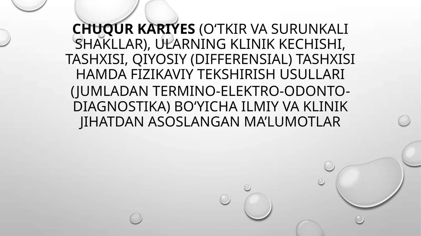 Chuqur kariyes