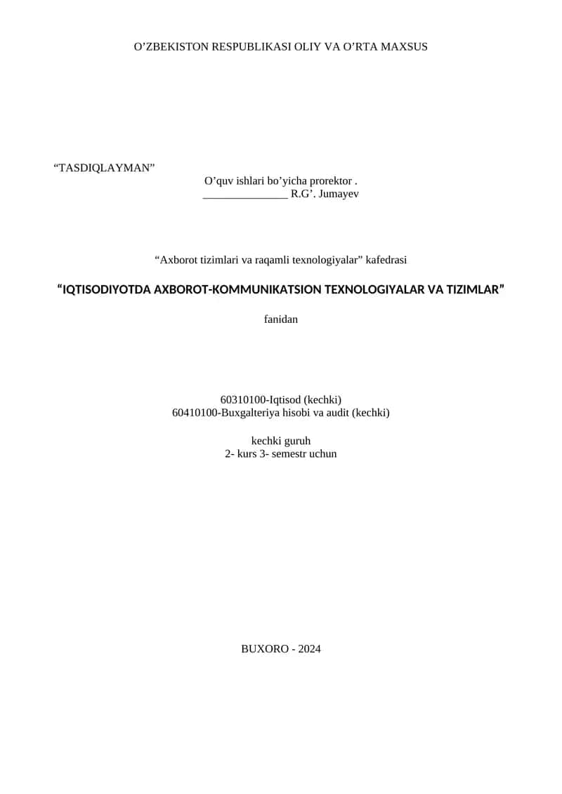 Buxgalteriya hisobi va audit