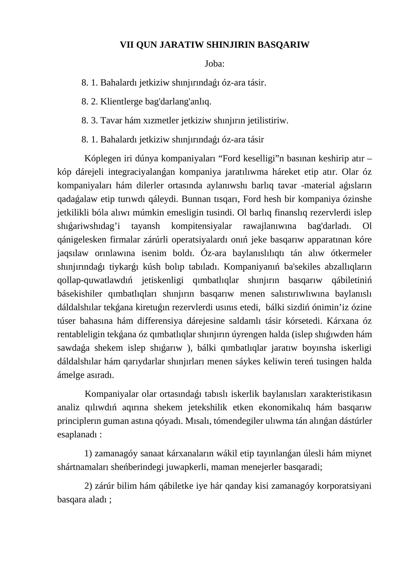 VII QUN JARATIW SHINJIRIN BASQARIW
