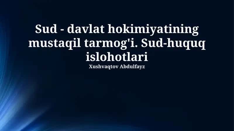Sud tizimi